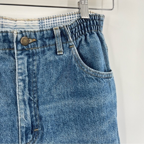 Vintage Lee High Waisted Jeans Elastic Waist - Picture 3 of 7